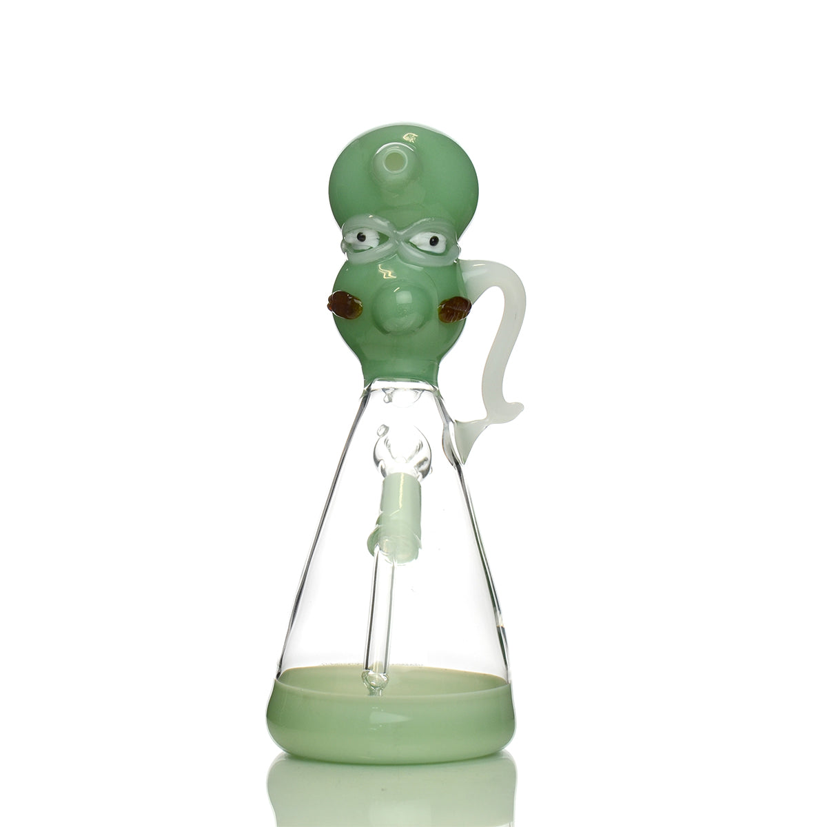 8-Inch Ninja Turtle Themed Glass Water Pipe