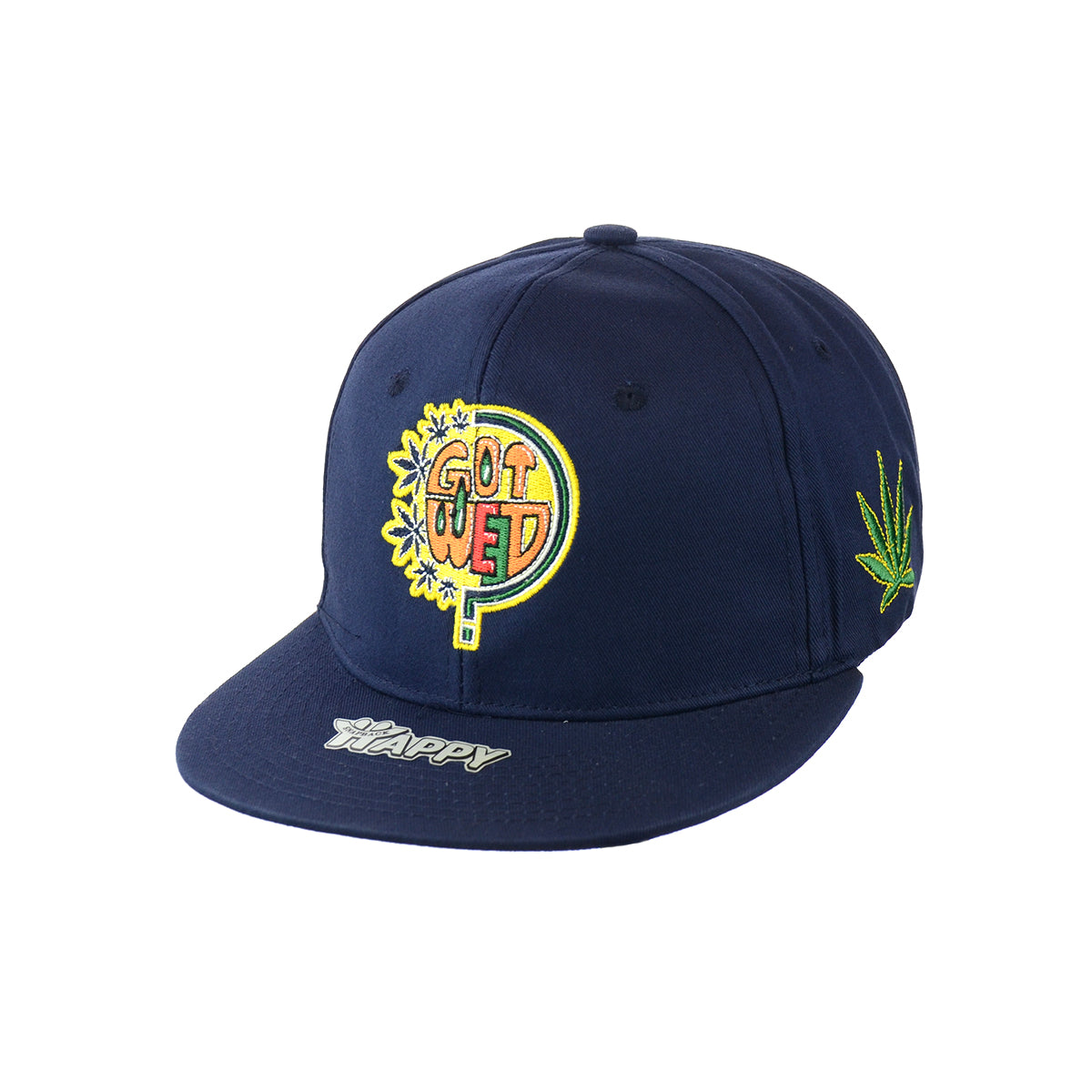 Embroidered Query Cotton Snapback Hat