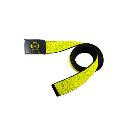 Cheerful Smiley Print Adjustable Unisex Belt