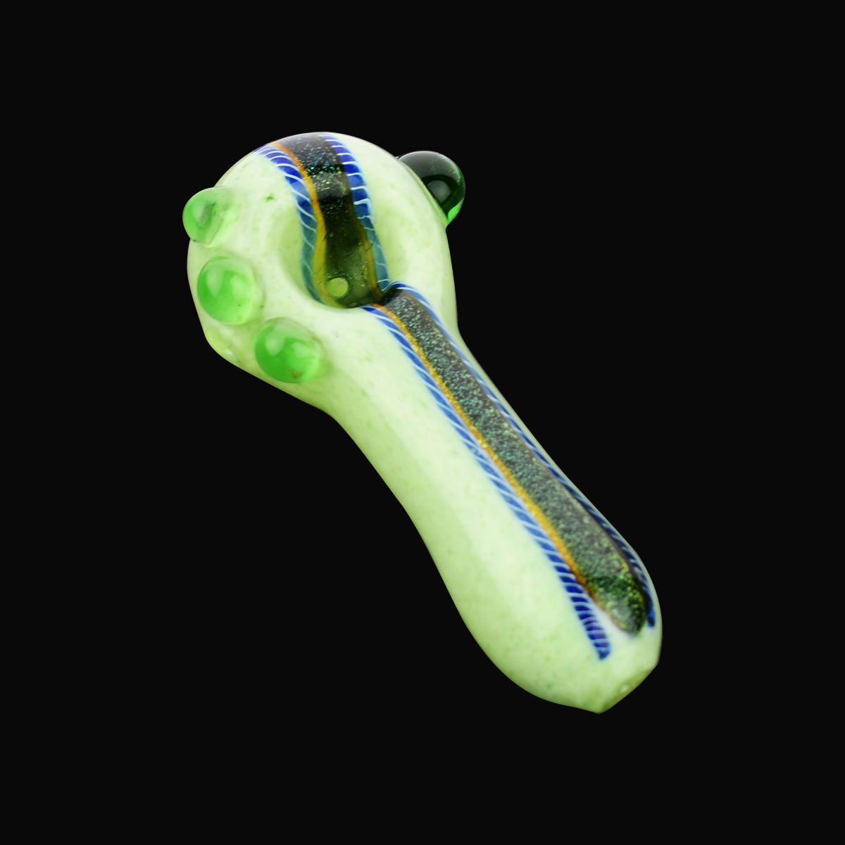 Dhicro Slime Frit Art Spoon Pipe - 4.5 Inch