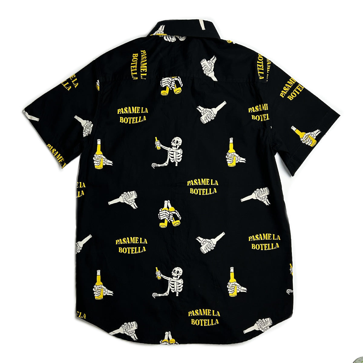 Pasame La Botella Woven Cotton Shirt