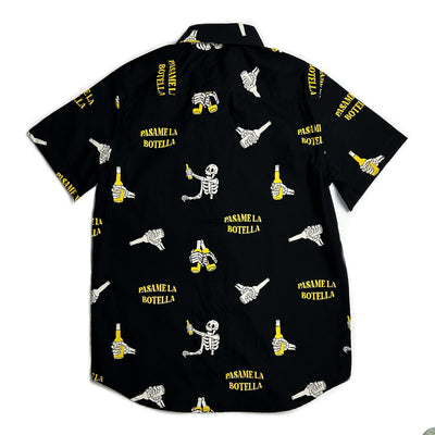 Pasame La Botella Woven Cotton Shirt