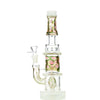 10.5’’ Double Glass Gold Fume Water Pipe with M9 Perc