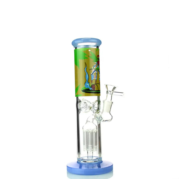 10 Inch Straight Shooter Bong with 14mm Male Bowl and Percolator