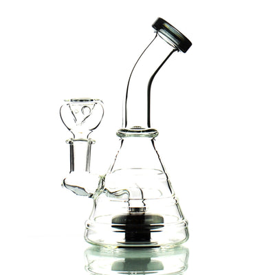 6-Inch Conical Ring Body Bong with Round Perc