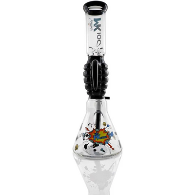 MK Glass Grenade Style Water Pipe