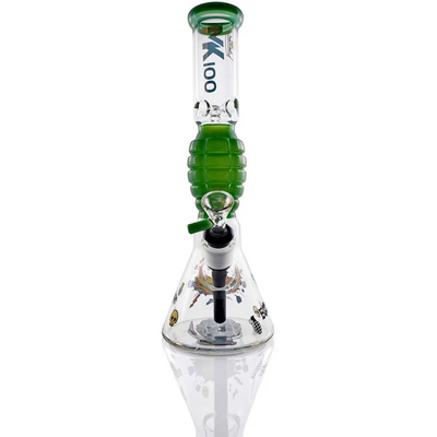 MK Glass Grenade Style Water Pipe