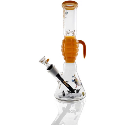 MK Glass Grenade Style Water Pipe