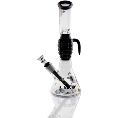 MK Glass Grenade Style Water Pipe