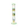 Wig Wag Art Straight Shooter featuring a colorful glass water pipe with multiple chambers