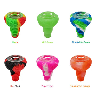 Colorful bird nest silicone glass bowl pieces for 14mm-18mm joints on Waxmaid official website