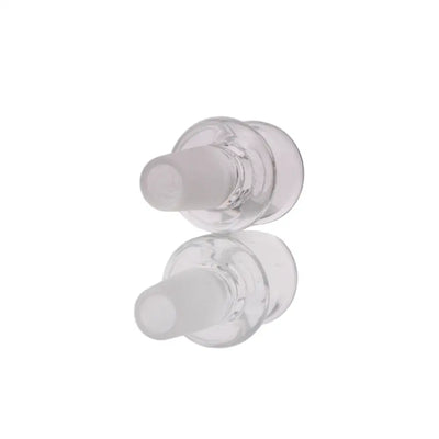 14mm male joint clear glass martini bowl with frosted white vape mouthpiece
