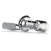 14mm Terp Slurper Quartz Banger Nail with Bulbous Chamber and Frosted Mouthpiece