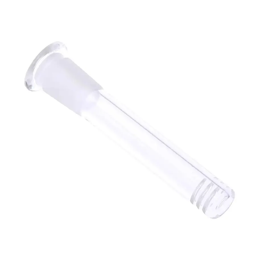 14mm small glass diffused removable downstem with clear frosted adapter