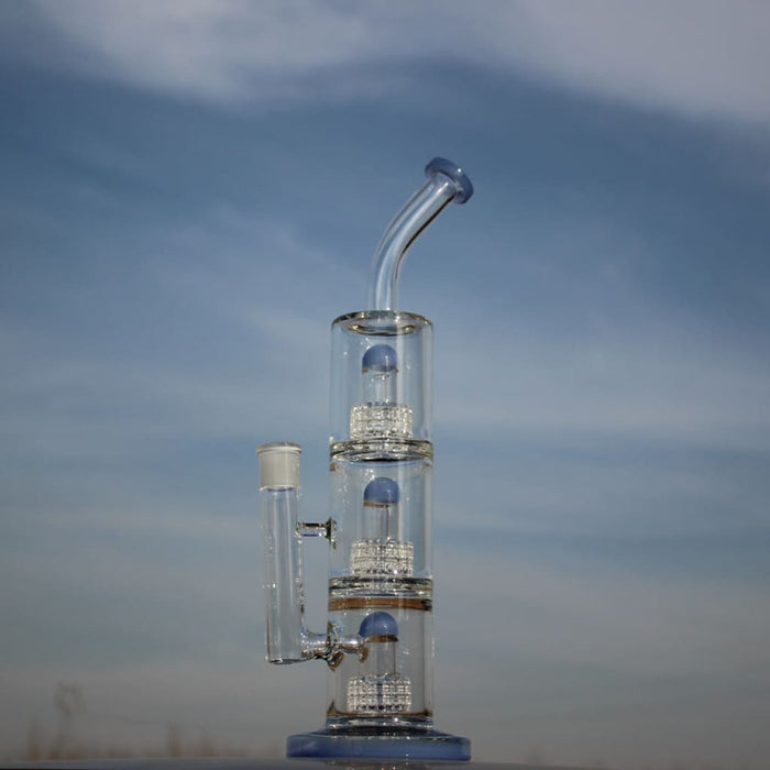15 Triple Matrix Percolator Glass Water Pipe On sale
