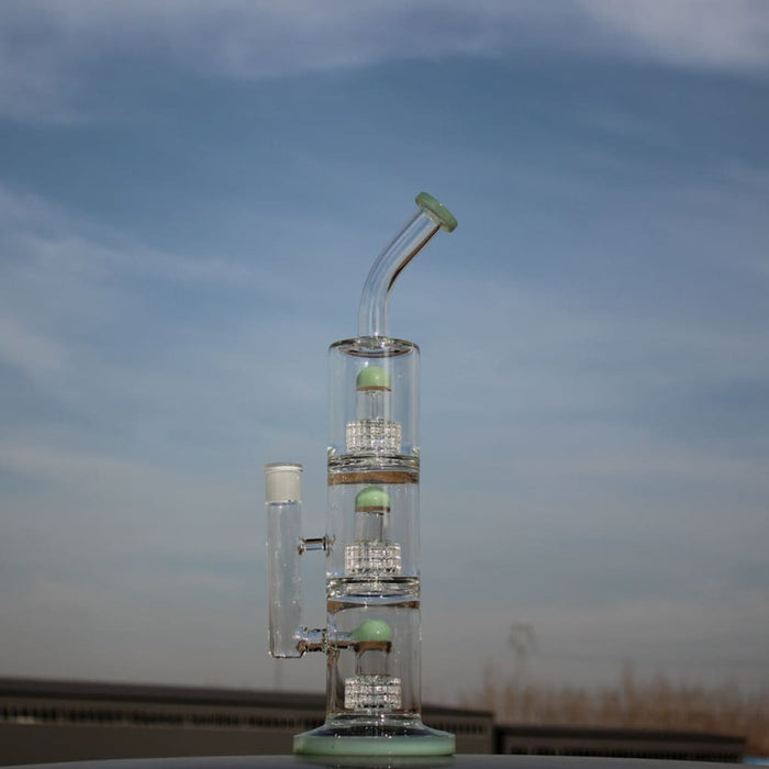 Approx. 19 Triple Tree Percolator Glass Water Pipe – Daze Supply