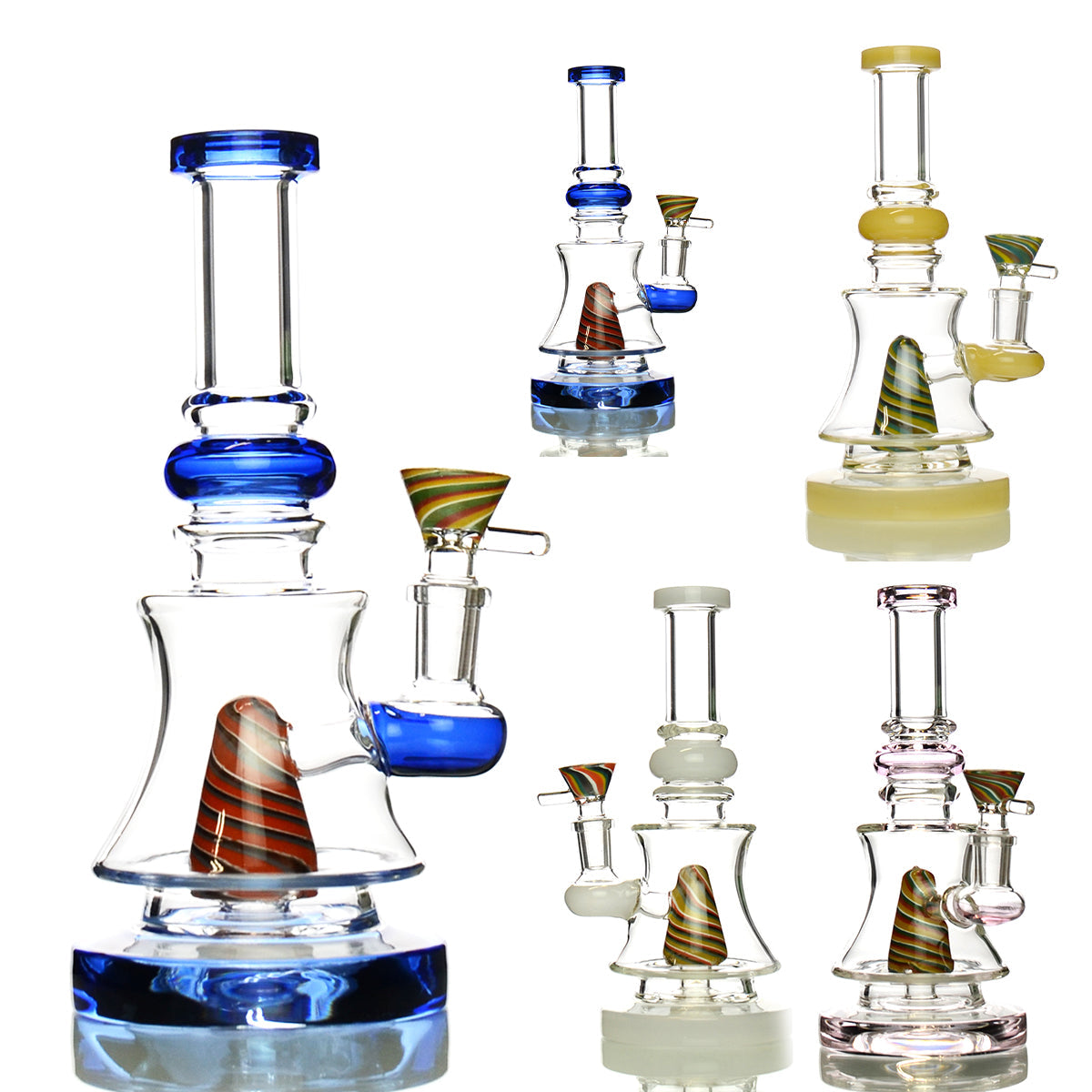 Artistic 8-Inch Water Pipe with Reversal Showerhead