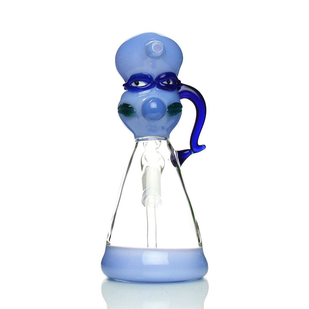 8-Inch Ninja Turtle Themed Glass Water Pipe