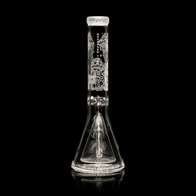 Mushroom Town 14-Inch Collins Perc Beaker Bong
