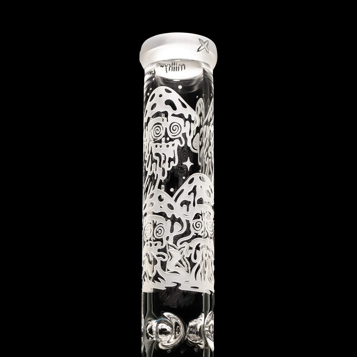 Mushroom Town 14-Inch Collins Perc Beaker Bong