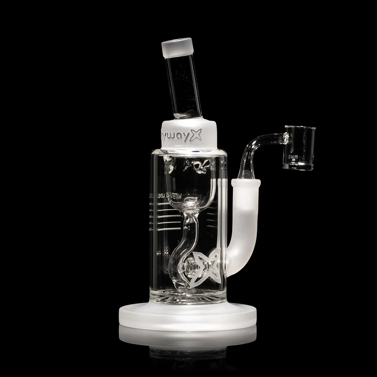 Recycler X 8-Inch Glass Water Pipe