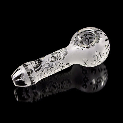 Premium Buddha Clear Borosilicate Hand Pipe