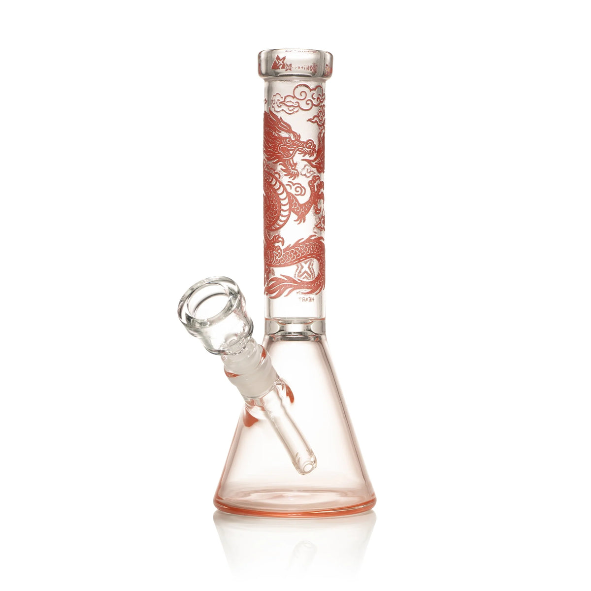 Dragon Heart 10" Color Beaker Bong for Smooth Draws