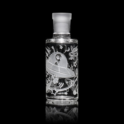 4-Inch Space Odyssey Clear Dry Ash Catcher