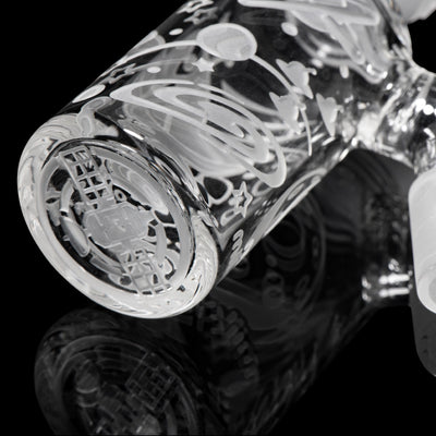 4-Inch Space Odyssey Clear Dry Ash Catcher