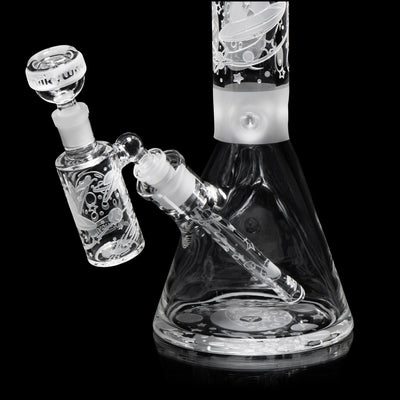 4-Inch Space Odyssey Clear Dry Ash Catcher