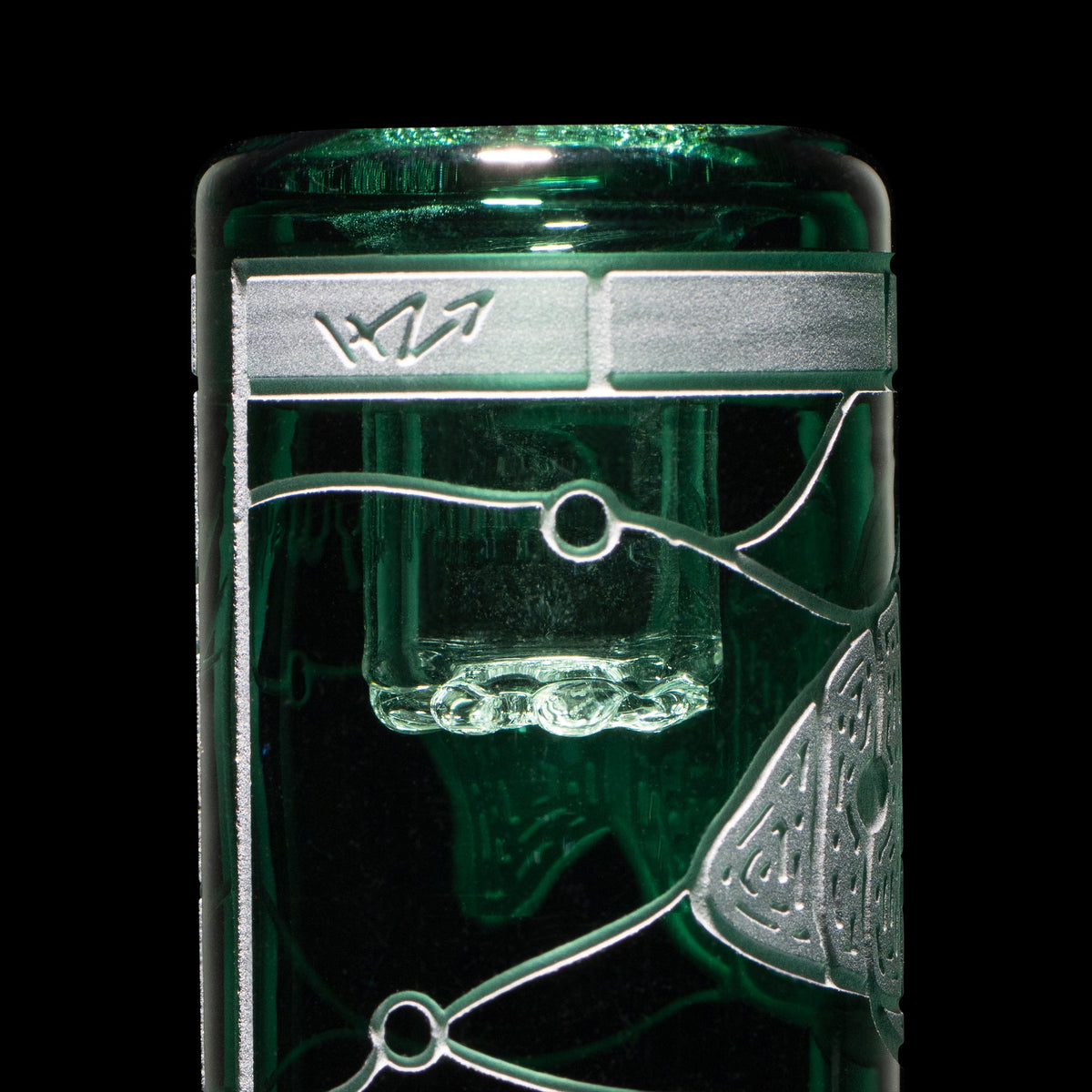 Elegant Glass Fish Window Long Bowl