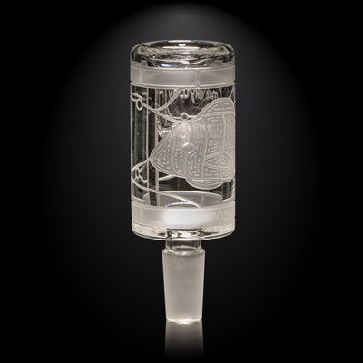 Elegant Glass Fish Window Long Bowl