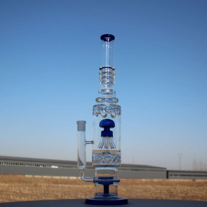 19.5 Jellyfish Sprinkler & Matrix Perc Glass Water Pipe