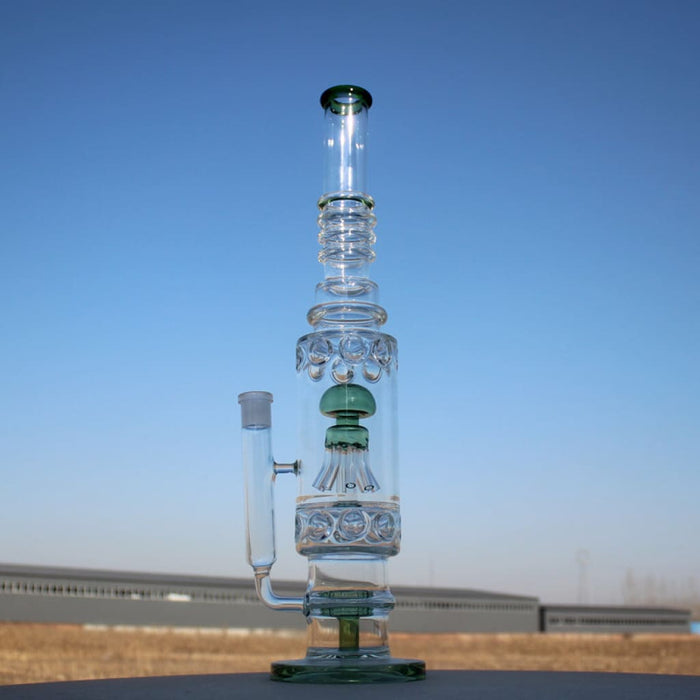 19.5 Jellyfish Sprinkler & Matrix Perc Glass Water Pipe