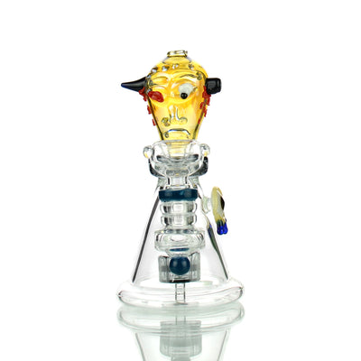 Dead Alien 6-Inch Glass Water Pipe with 14mm Bowl