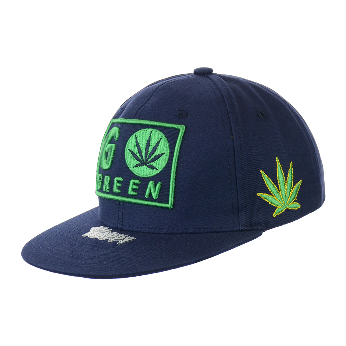Sustainable Cotton Leaf Snapback Hat
