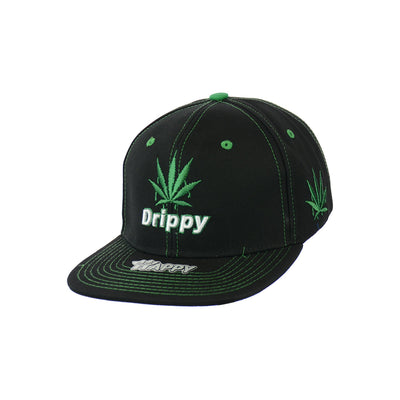 Premium Drippy Leaf Cotton Snapback Hat