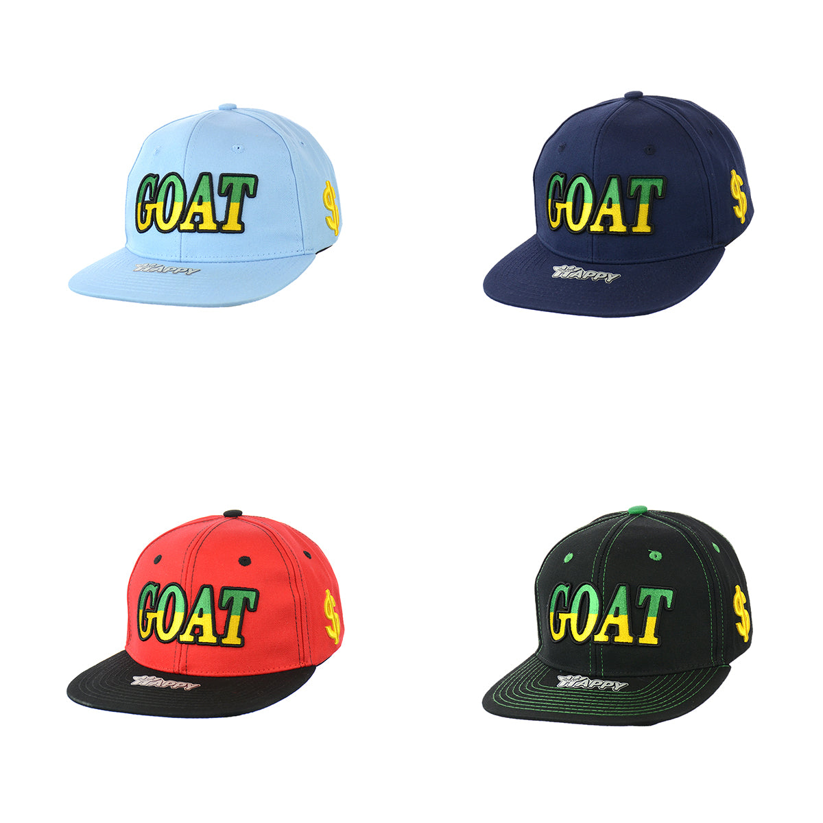Premium Cotton GOAT Logo Snapback Cap