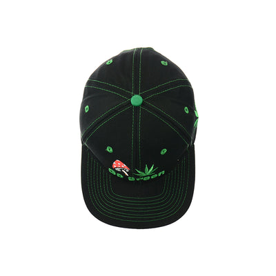 Forest Fungi Embroidered Cotton Snapback Cap