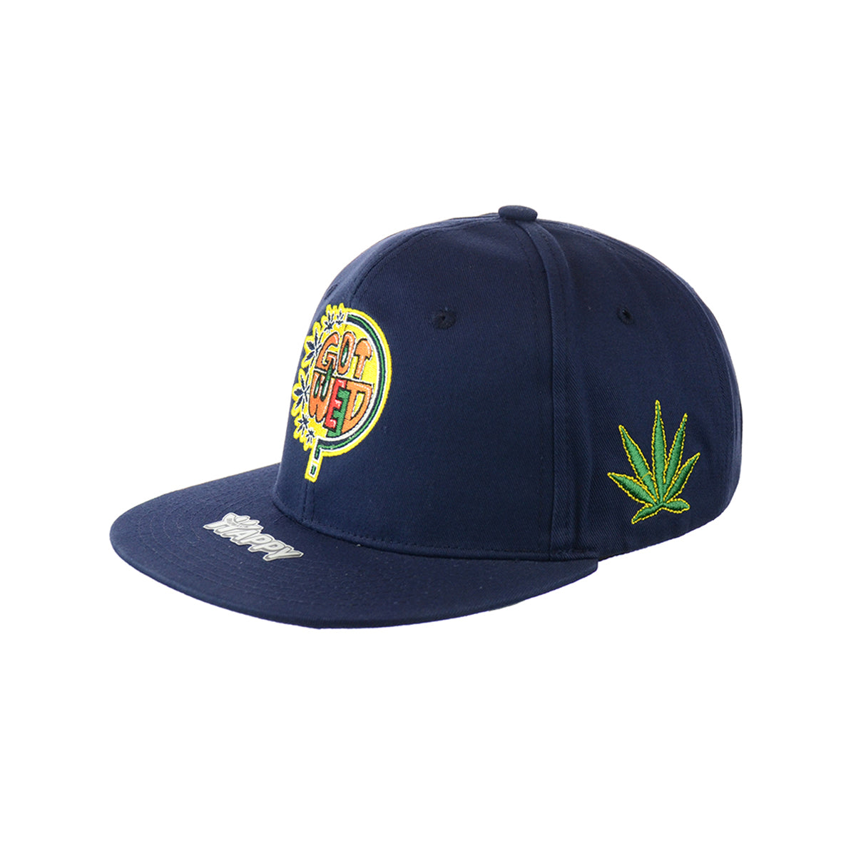 Embroidered Query Cotton Snapback Hat