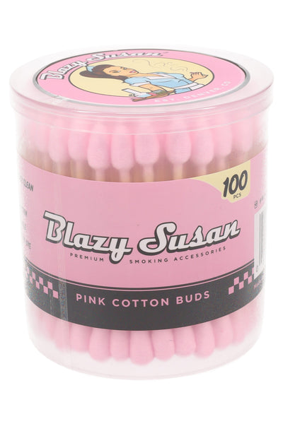 Blazy Susan Pink Cotton Buds – 100 Count – image 1