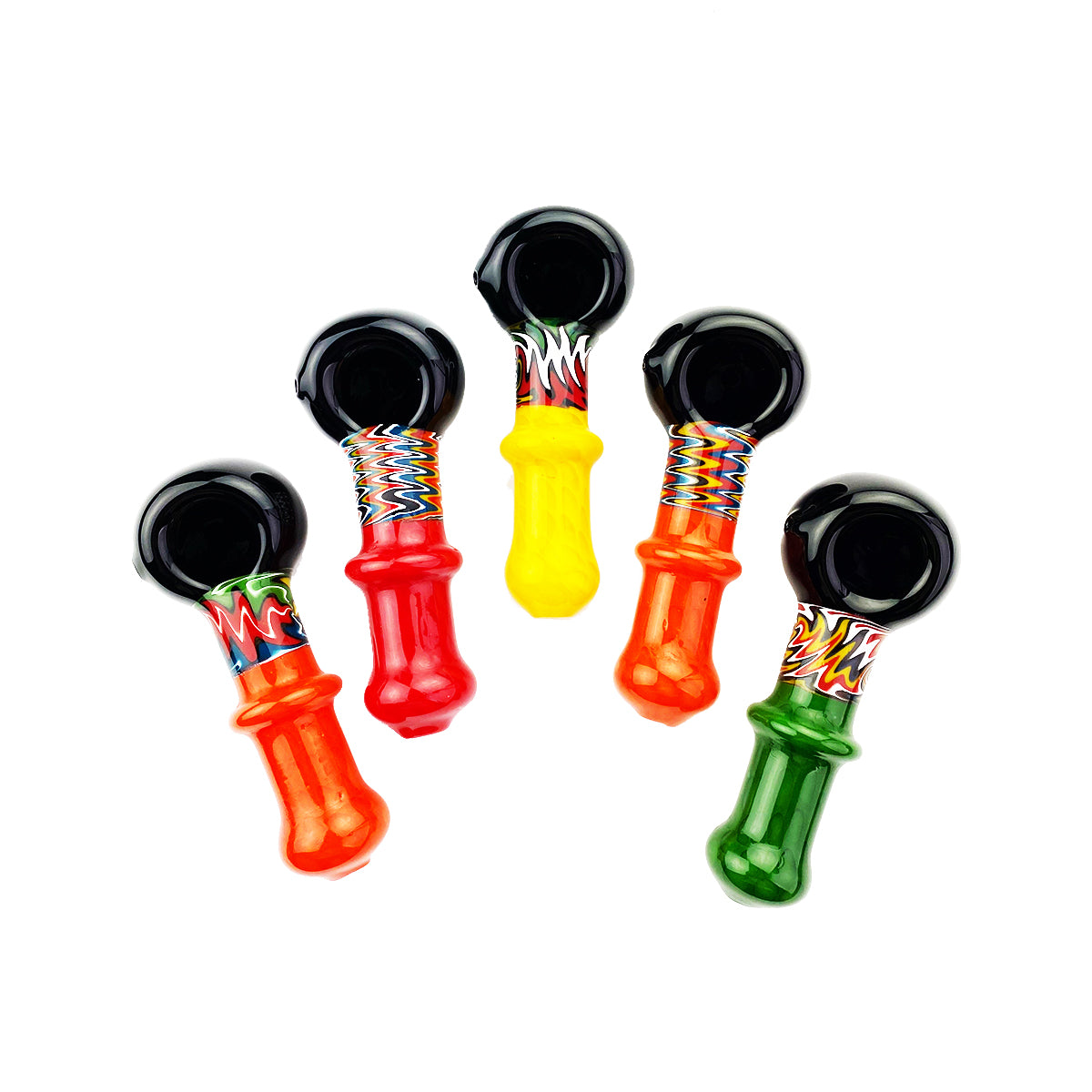 Artisan 4.5" Reversal Glass Hand Pipe
