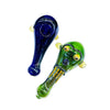 Devilishly Delightful Smoke Pipe With Vibrant Hues In Blue And Green Colors For a Delightful Smoke Session