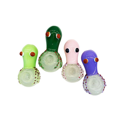 Colorful Glass Pipes Resemble Dark Octopus, Glowing Adventure Slime Color Tube Nightlight