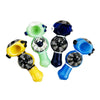 4.5’’ Spider Web Hand Pipe Spoon in Color Glass Tube on Sale