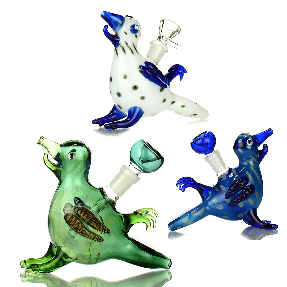 Whimsical Bird Water Pipe with 14mm Male Bowl