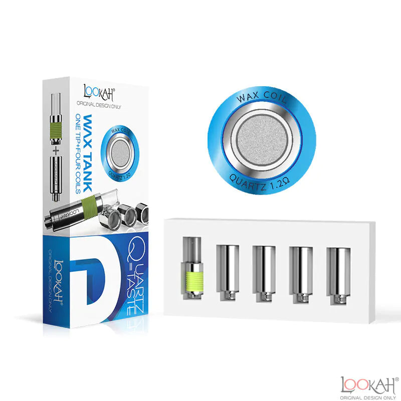 Lookah 510 Quartz Wax Coils & Mouthpiece Set