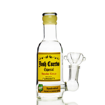 Novelty Liquor Bottle Style Glass Hand Pipe