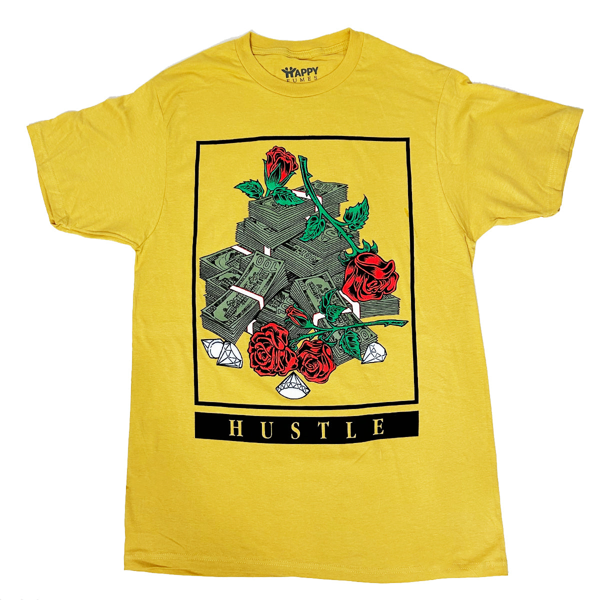 Premium Hustle Graphic Tee - Cotton Short Sleeve