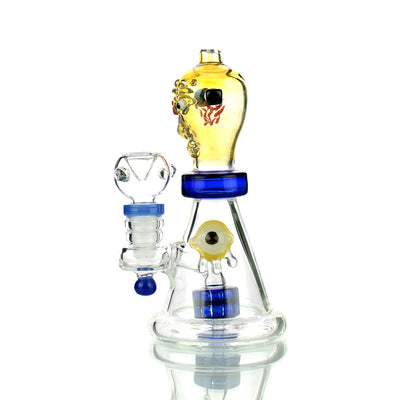 Dead Alien 6-Inch Glass Water Pipe with 14mm Bowl